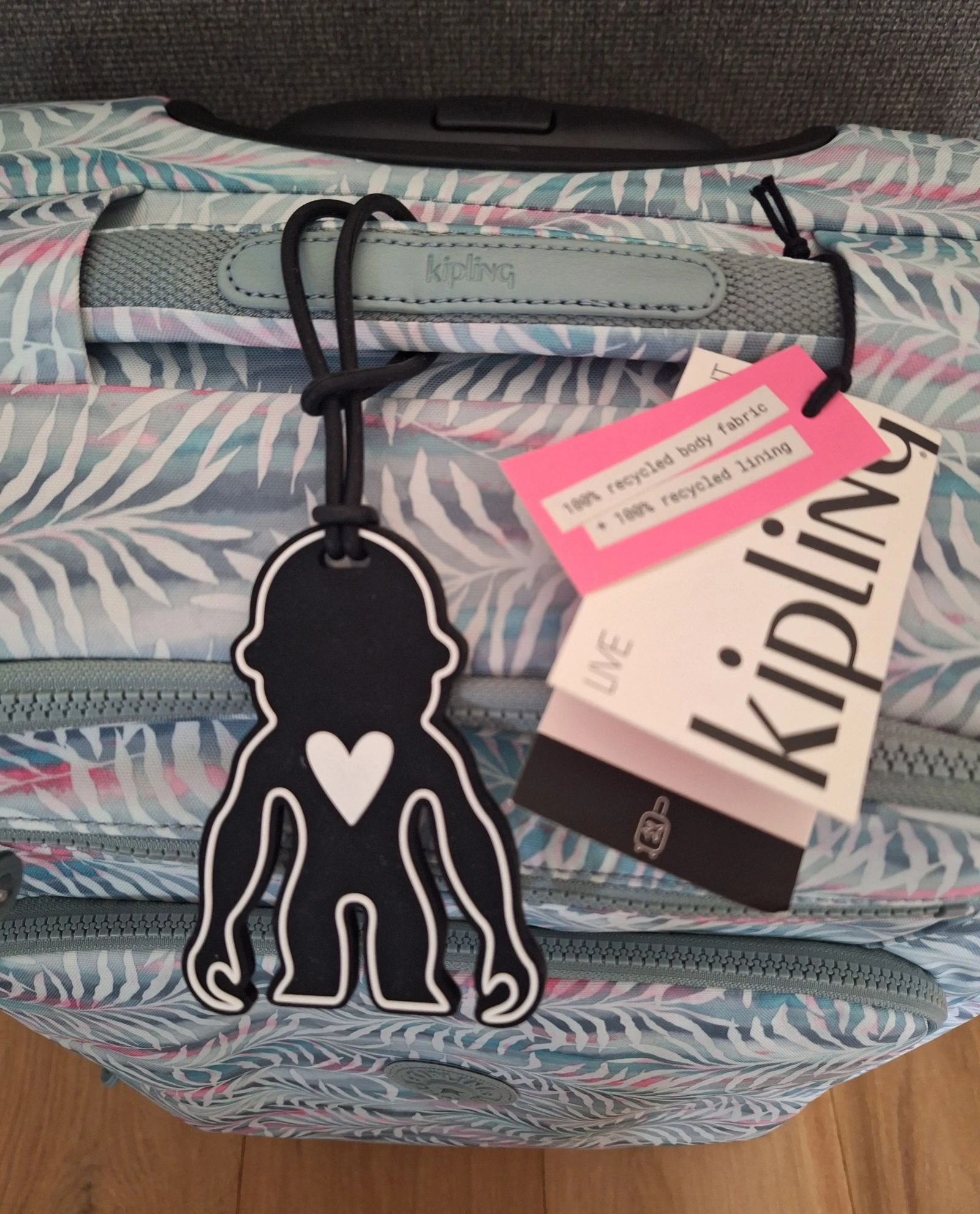 Nova mala de mão Kipling Palmtree, bagagem de mão, mala com rodinhas 55x35x23 – photo 6